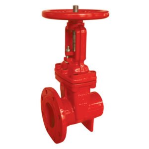 Gate Valve 200 PSI – OS&Y Type Flanged x Grooved End