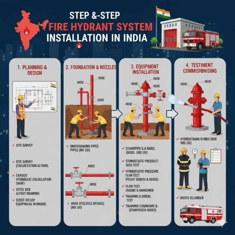 How to Install a Fire Hydrant System in India